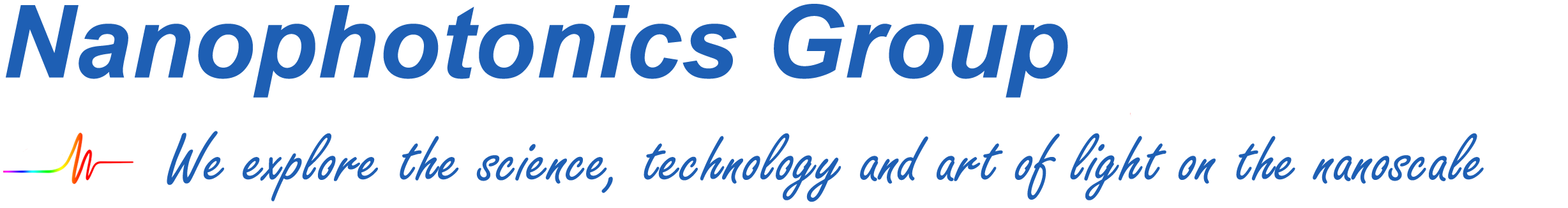 Nanophotonics Research Group - We expolre the science, technology and art of light on the nanoscale 